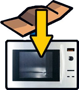 Приготовление микроволнового попкорна